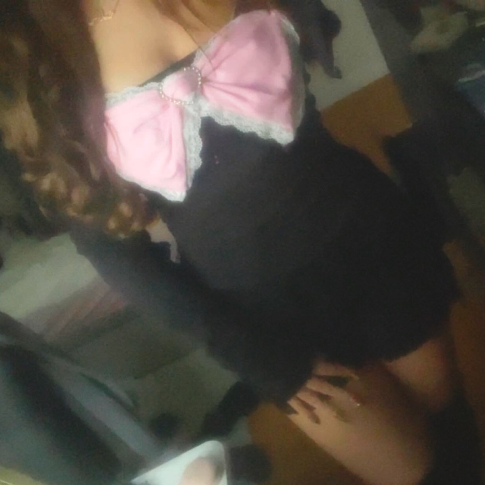 pink lace ribbon 1pice✨🌸